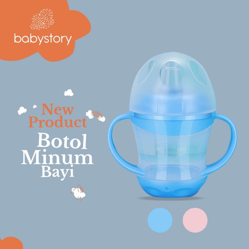 Botol minum bayi tempat minum bayi botol minum balita 160 ml training cup botol minum bayi silikon