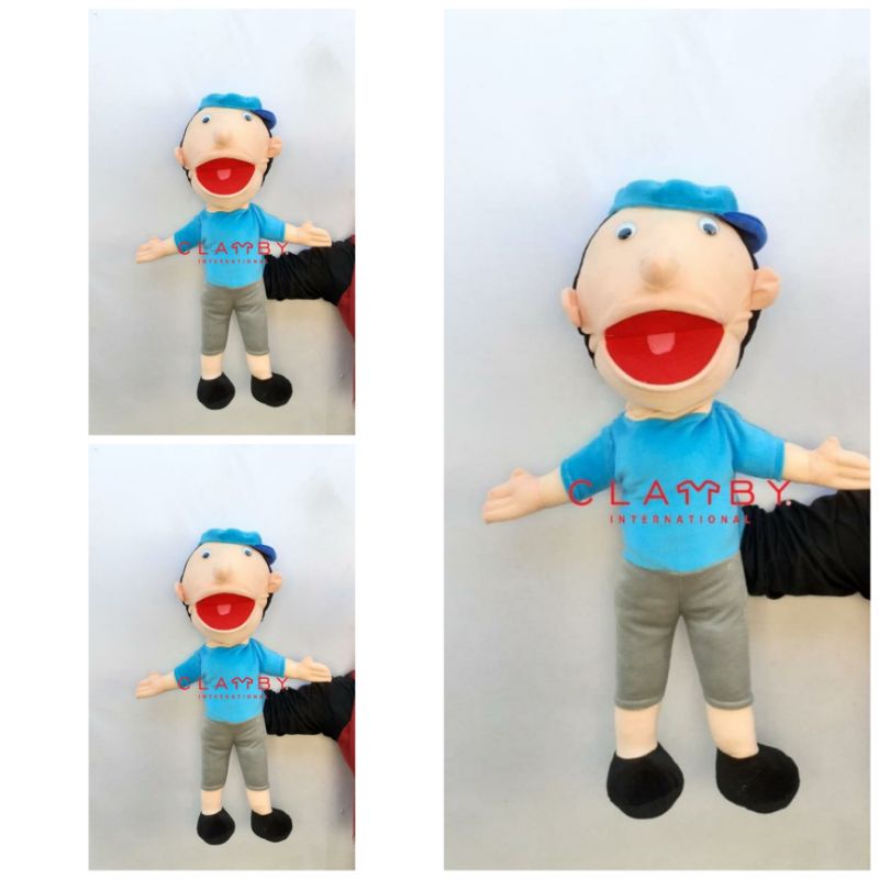 Boneka Tangan Muppet Kakak Biru 75cm | Boneka Dongeng Panggung