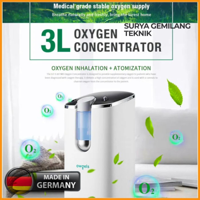Mesin Oksigen Nebulizer Concentrator Oxygen Medis Dan Air Purifier