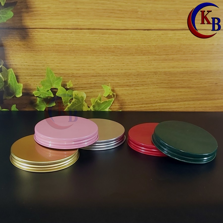 TUTUP TOPLES NECK 9 CM ALUMUNIUM / UNTUK ULIR JAR PLASTIK 9 CM
