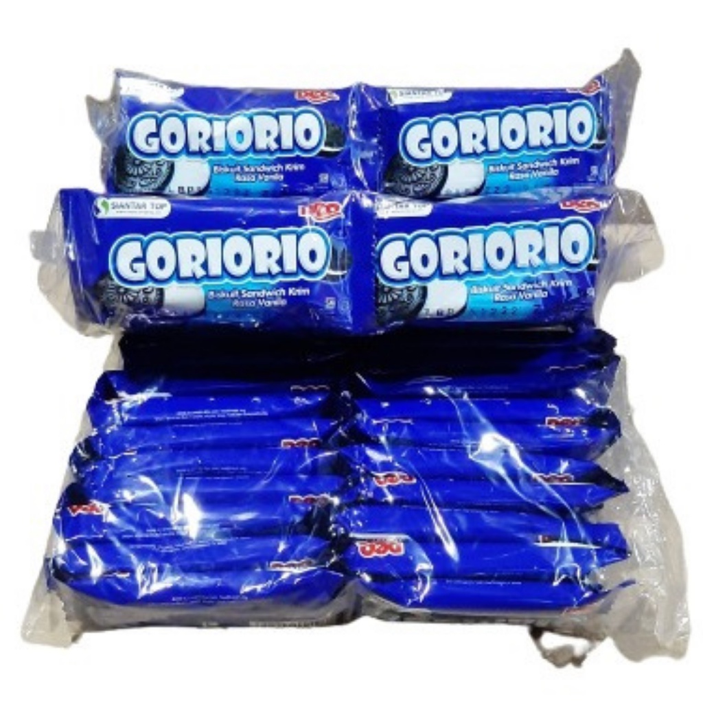 

Deo Goriorio Biskuit Sandwich Krim Rasa Coklat Siantar Top 1 kotak isi 20pcs