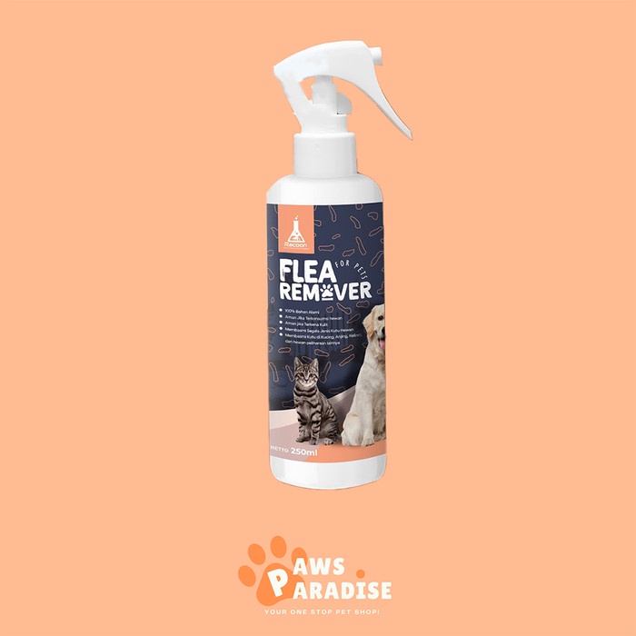 Disinfektan Obat Kutu Hewan Anjing & Kucing Spray Racoon / Flea Remover Spray