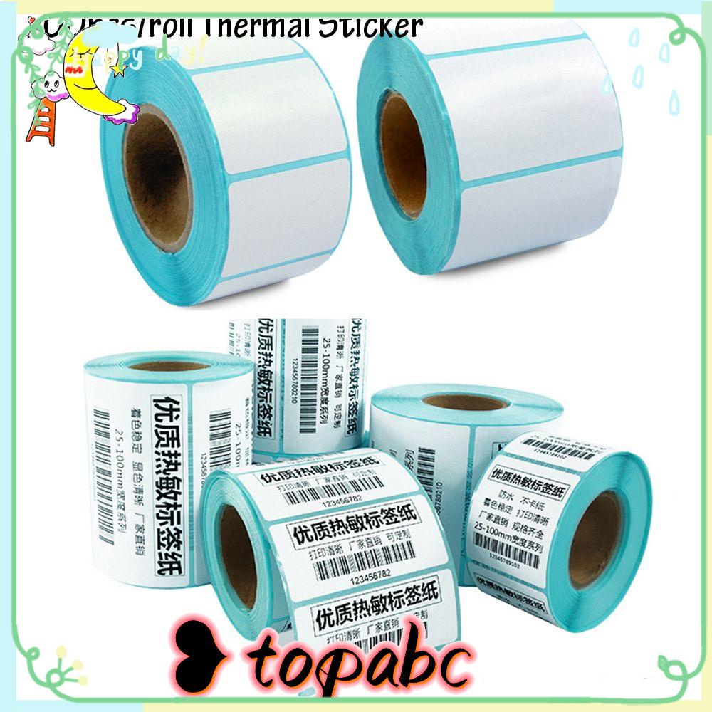 Top 700pcs/Roll Thermal Sticker Nyaman Harga Supermarket Cetak Perlengkapan Paket Label