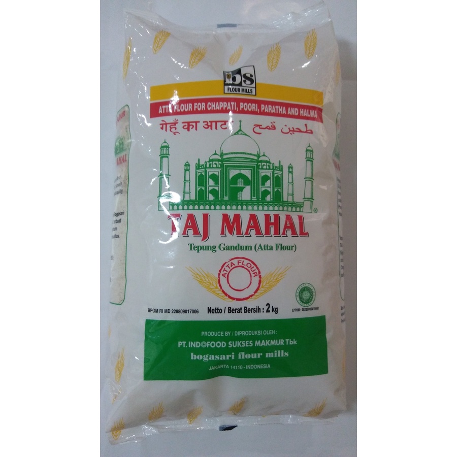 

HS Taj Mahal Tepung gandum (Atta Flour) 2Kg