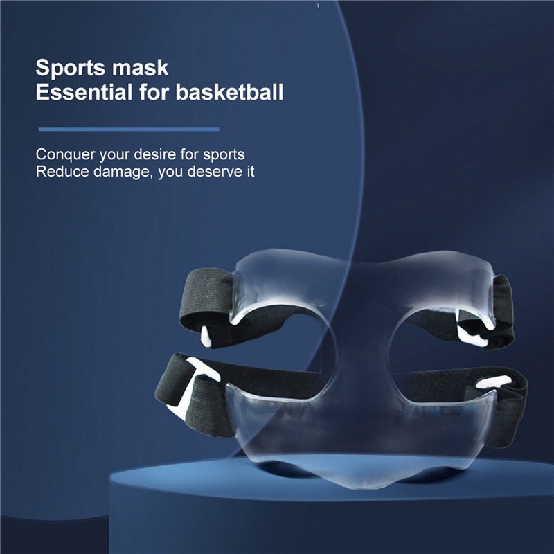Helm Hidung Olahraga Masker Basket Pelindung Hidung Face Shield Masker Pelindung Dengan