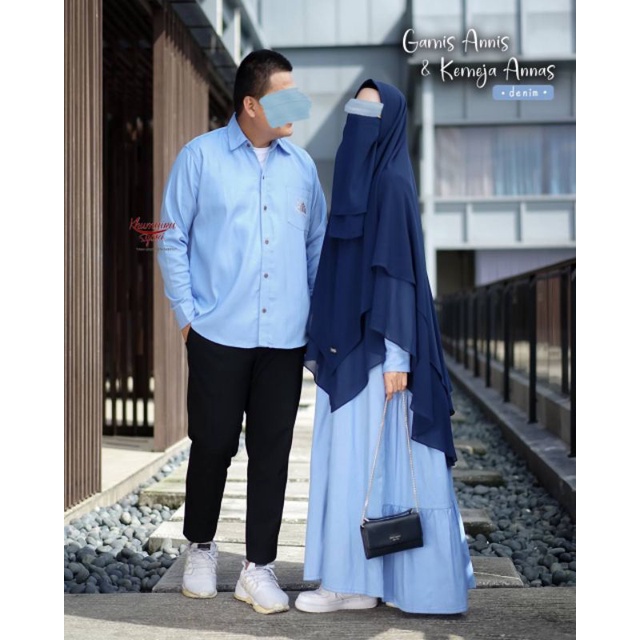 Denim Gamis Annis by KHUMAIRA SYARI