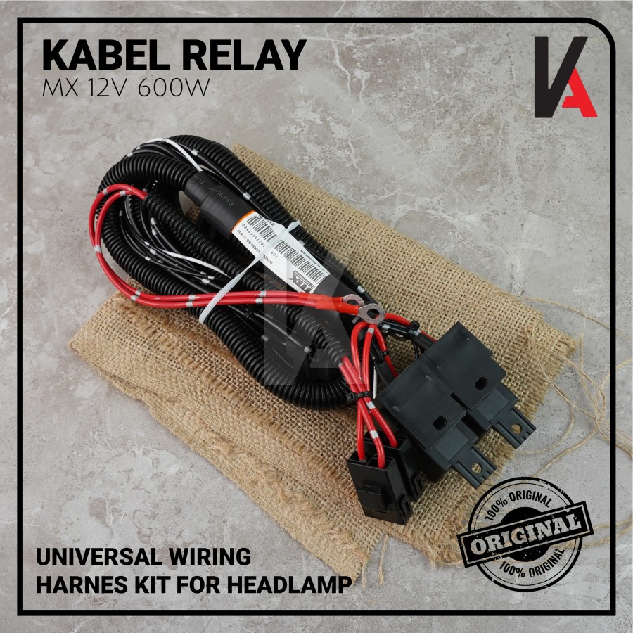 KABEL RELAY SET BOSCH SP SERIES LAMPU DEPAN HEADLAMP H4 MOBIL 2 RELAY ORIGINAL