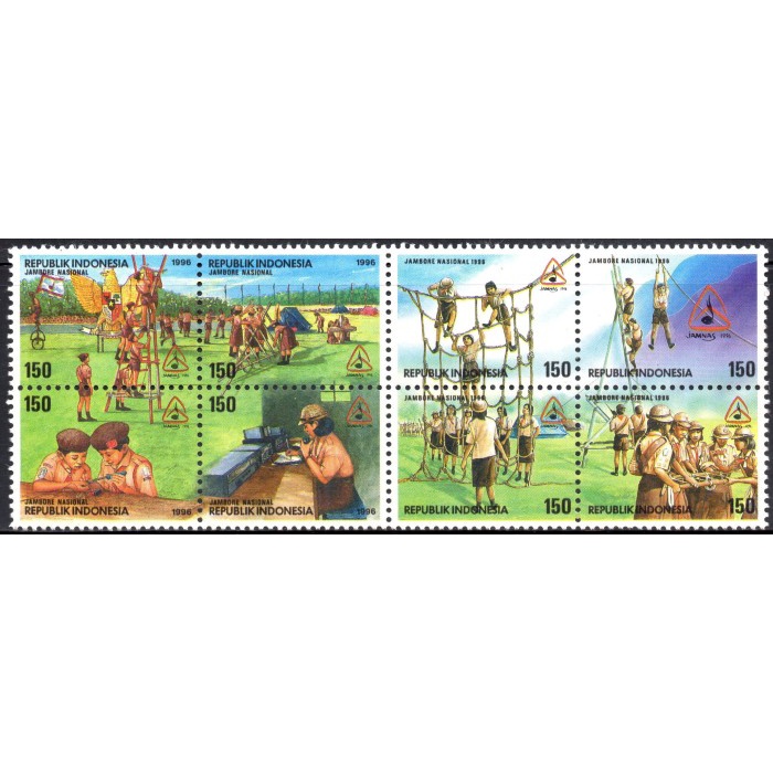 

✨NEW✨ - Prangko/Perangko INDONESIA 1996 I-499 SERIES SCOUT / PRAMUKA - MINT