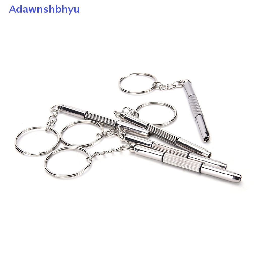 Adhyu 5pcs Obeng Kacamata Mini 3in1 Sunglass Watch Repair Kit Tool Dengan Gantungan Kunci, ID