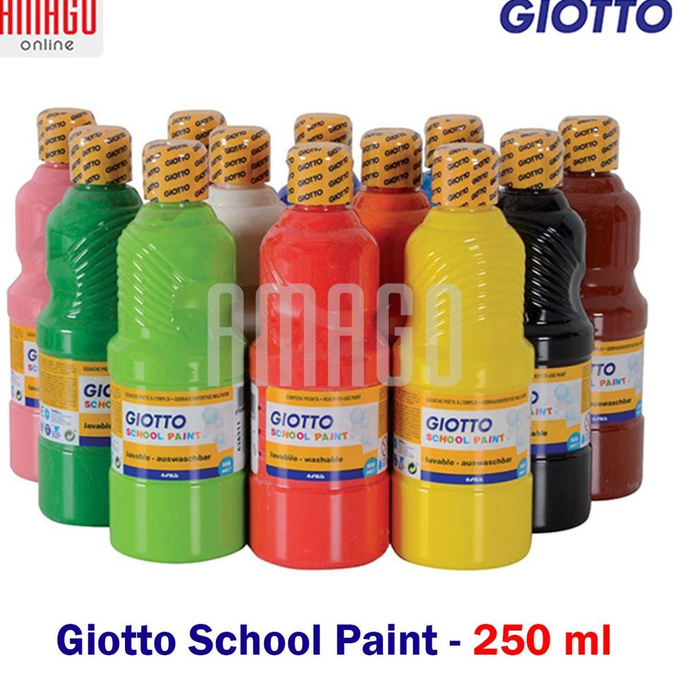 

[PRODUK KCPYF] GIOTTO SCHOOL PAINT - SATUAN - 250 ml - PILIH WARNA SZF