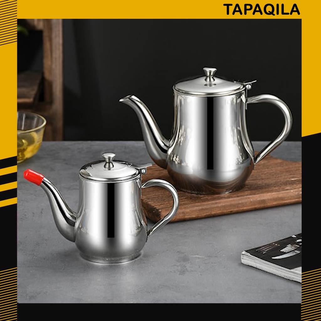 Teko Air Minum Ceret Teh Kopi Tahan Panas Dingin Kettle Stainless Tempat Air Teh Kopi Panas Dingin A