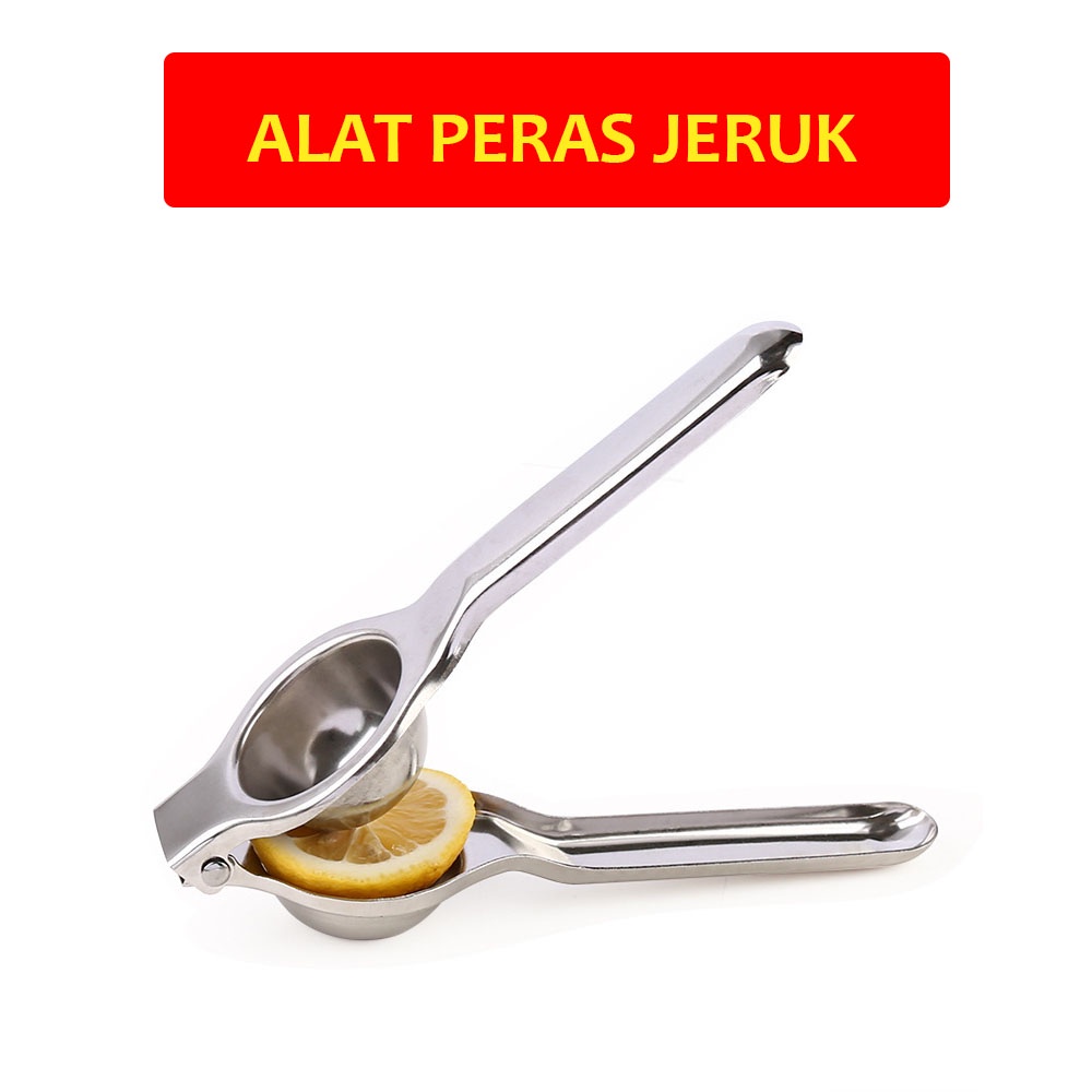 Alat Peras Jeruk Lemon Stainless Steel Anti Karat Pemeras Jeruk Nipis Juicer Perasan Limau Sonkit Orange Press Squeezer