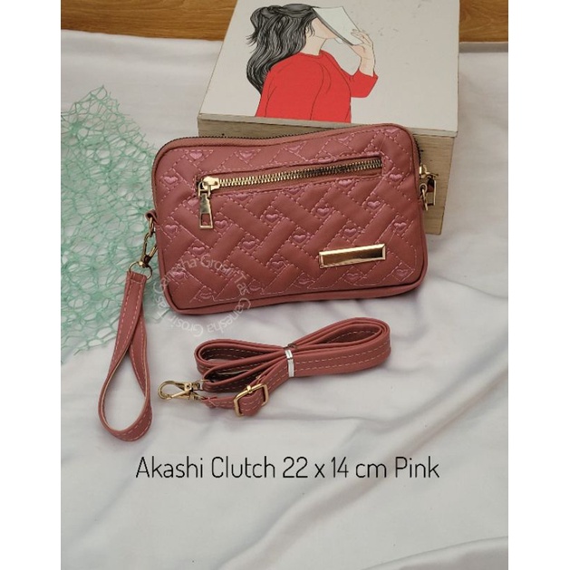 Akashi Clutch Wanita Fashion Korea