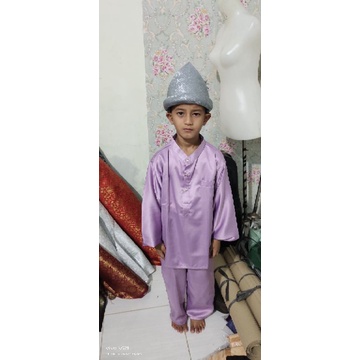 SETELAN MELAYU ANAK Laki- Laki atau Baju Kurung Melayu Anak
