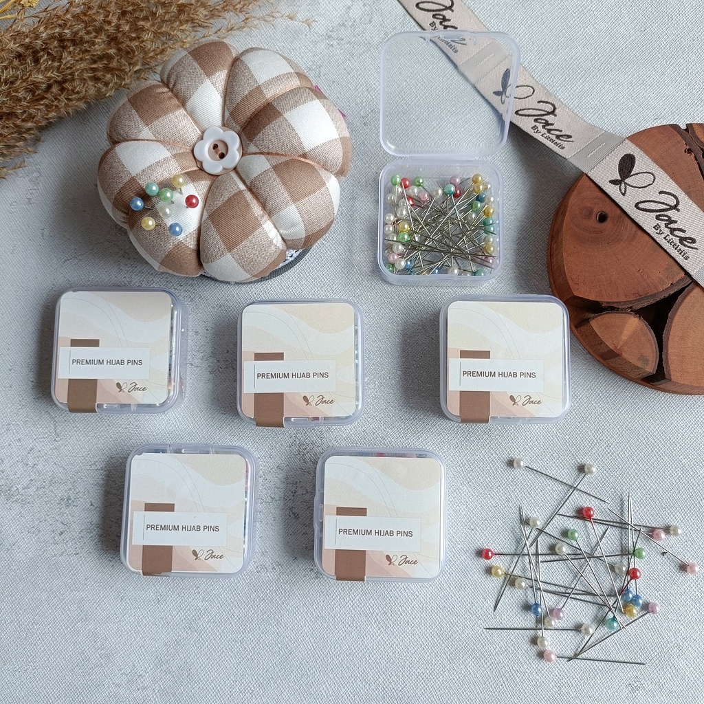 JACE Jarum Pentul Premium Jarum Hijab Super Tajam Stainless Steel Original By Nemoto