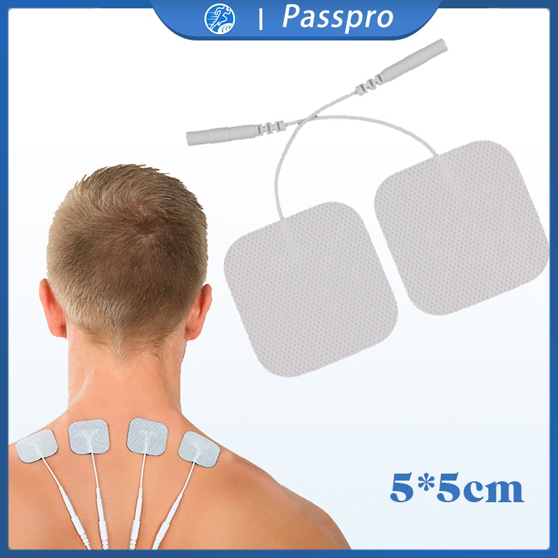 Isi 2 Pad Tens Elektroda 5*5cm Electrode Pad Tens Stimulator Alat Medis Terapi Tensi Tubuh
