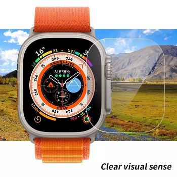 Apple watch ultra 49mm Tempered glass apple watch ultra 49mm clear