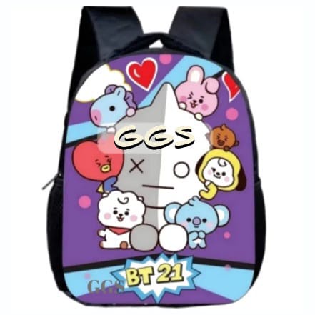 GGS TAS RANSEL ANAK BTS/ TAS ANAK SEKOLAH KARAKTER FASHION IMPORT R115