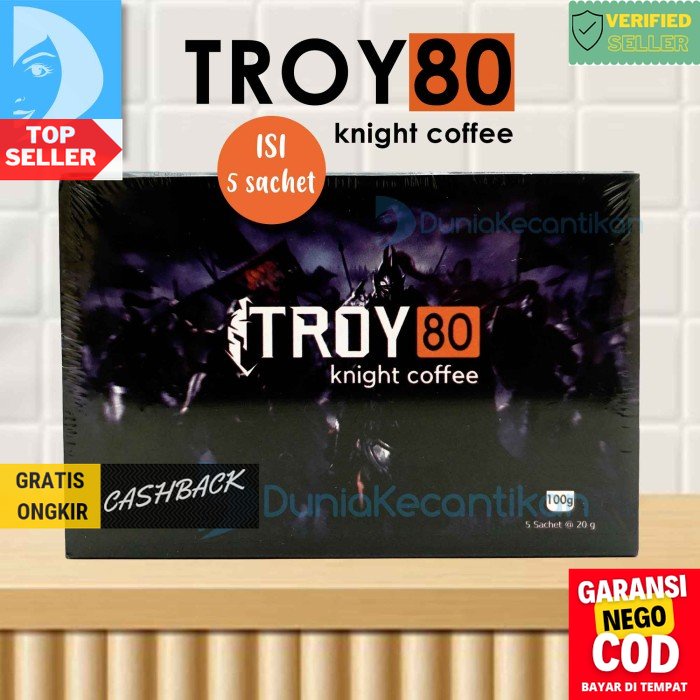 

Kopi Troy 80 Knight Coffee Coffe Ksatria Penambah Stamina Pria - 1PC TDK33