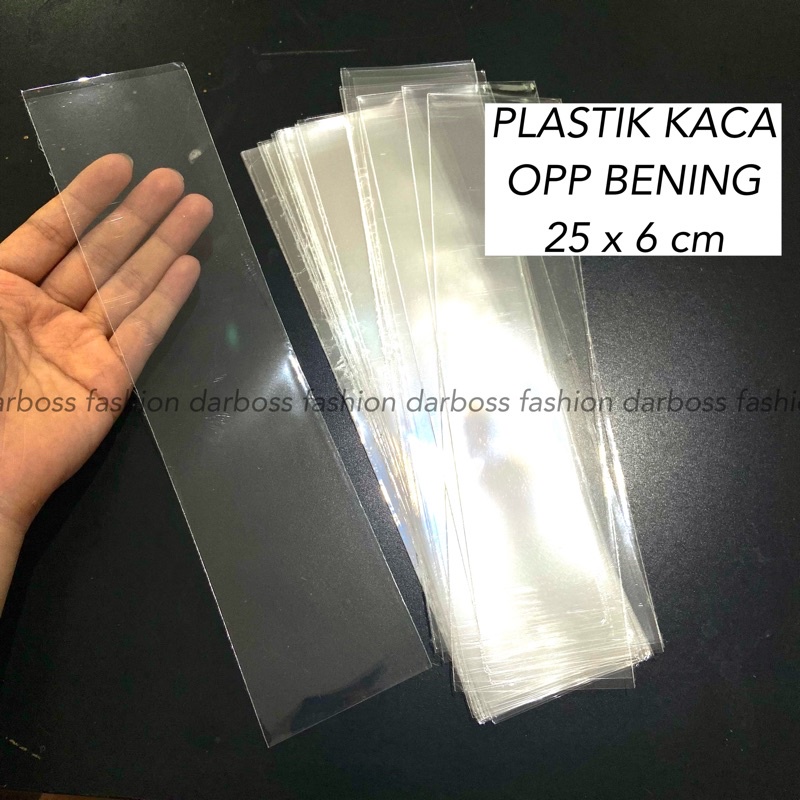 (10pcs) Plastik Kaca OPP Bening / Plastik Keras / Plastik Bros / Plastik Aksesoris