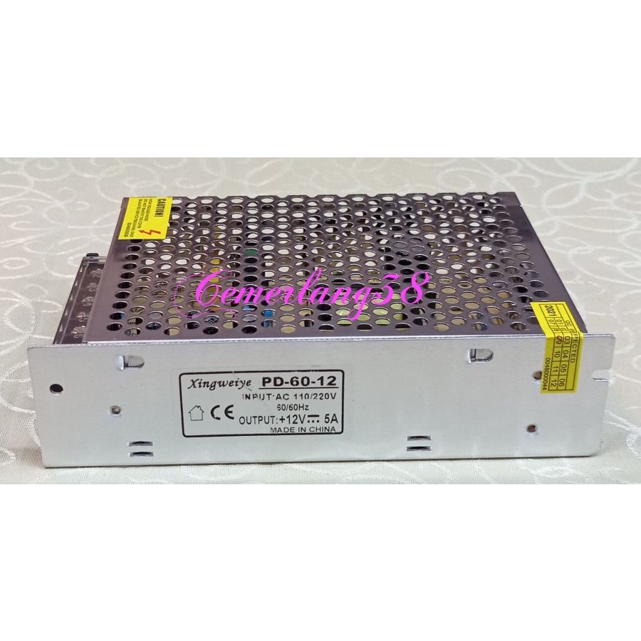 Switching Power Supply Jaring 12V 5A Body Besar
