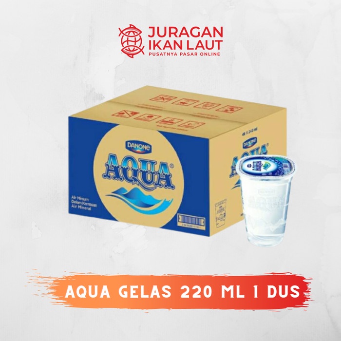 

Aqua Gelas 220 Ml 1 Dus - Isi 48 Pcs