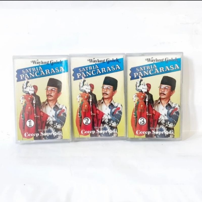 Kaset Wayang Golek Dalang Cecep Supriadi Satria Pancarasa Set 3 Kaset