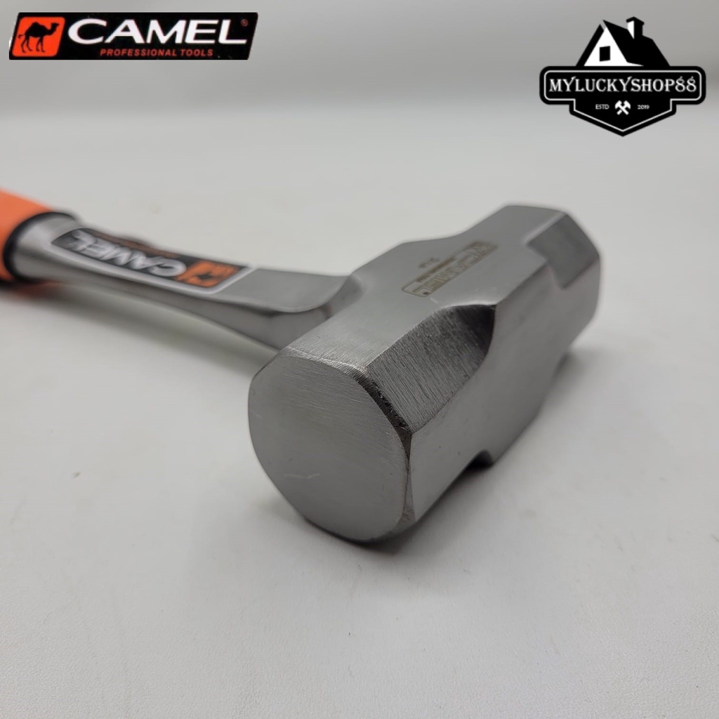 Camel Palu Batu 2 LB Bodem 2Lb Rubber Grip Gagang Besi Lapis Karet