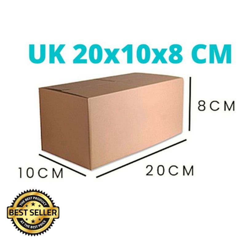 

Kardus / Kotak Kardus / Box Ukuran 20x10x8cm untuk packing Barang / Ukuran 12x6x6cm