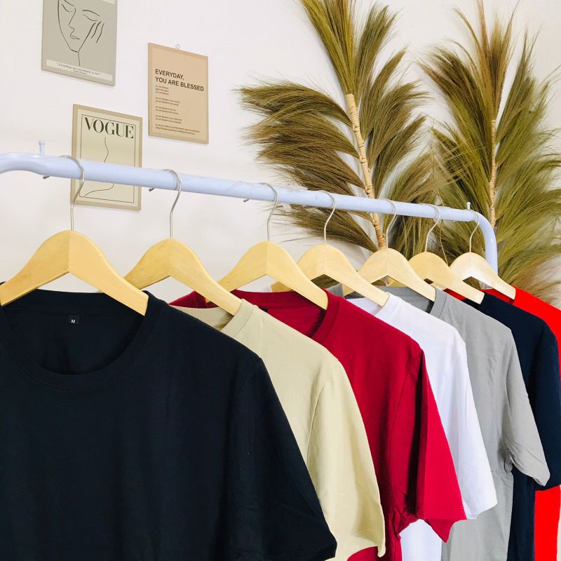 KAOS TERBARU POLOS LENGAN PENDEK KAOS PRIA / WANITA BAHAN COTTON COMBED 30S