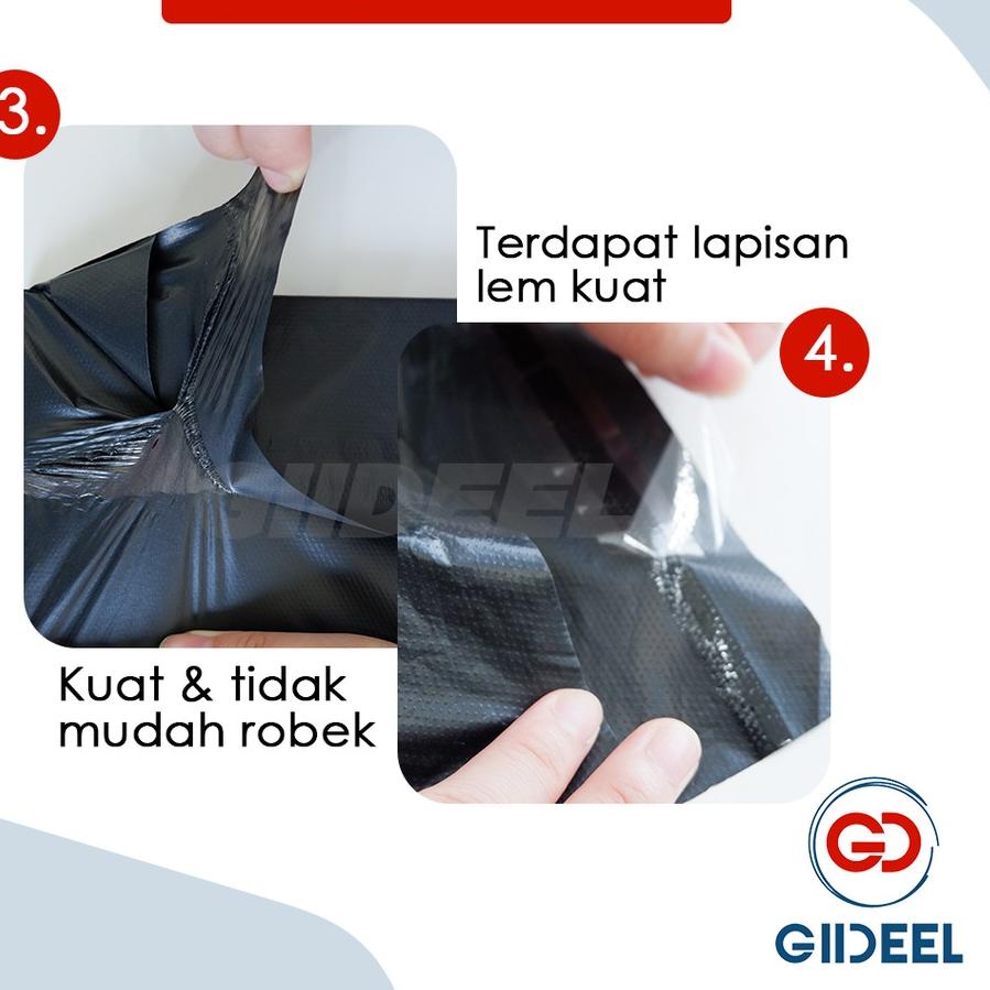 

GIIDEEL PLASTIK PACKING IMPORT 15X25CM, 17X30CM, 20X30CM ISI 100 LEMBAR 100% BERKUALITAS WARNA HITAM & ABU ☂