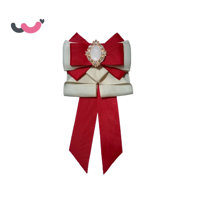 Eleanor Brooch || Premium Ribbon Brooch || Bros Pita Korea || Korean Ribbon Brooch || Bros Vintage