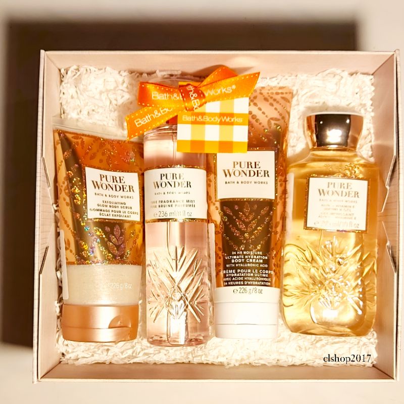 BBW PURE WONDER GIFT SET PAKET BATH &amp; BODY WORKS