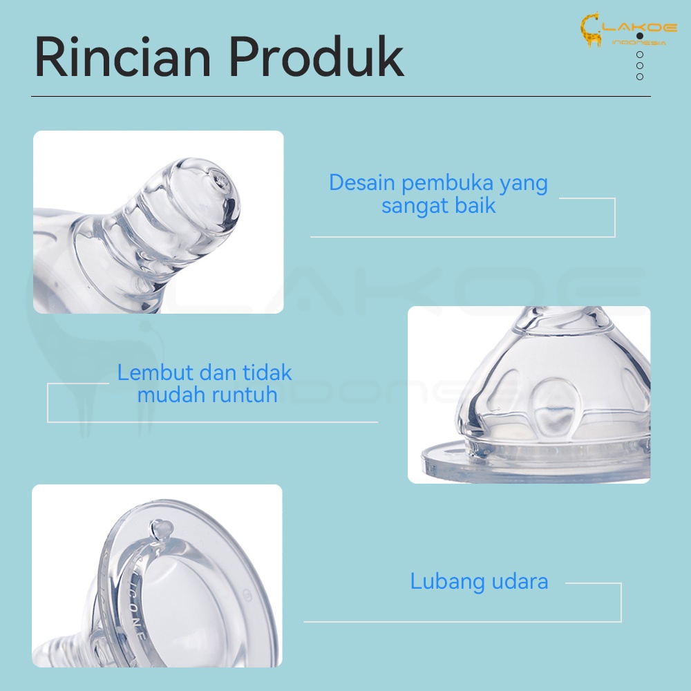 karet dot bayi standard nipple botol dot bayi BPA Free