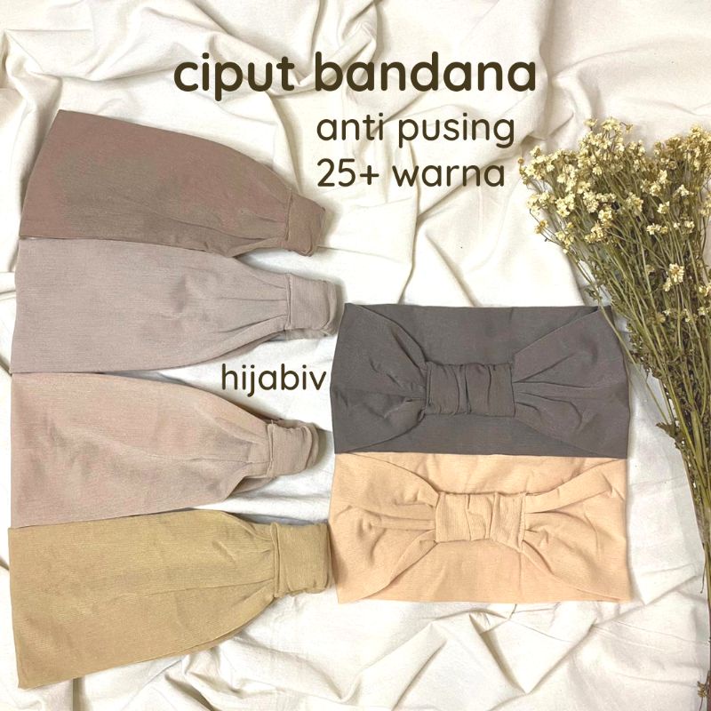 CIPUT BANDANA KAOS / CIPUT BANDO DALEMAN KERUDUNG