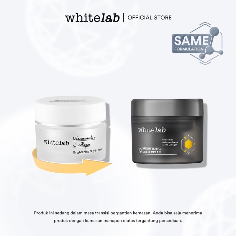 Whitelab Brightening Night Cream - Whitelab Surabaya