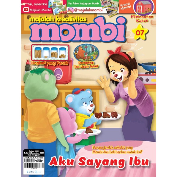 Majalah Anak Mombi Terbaru Edisi Desember 2022