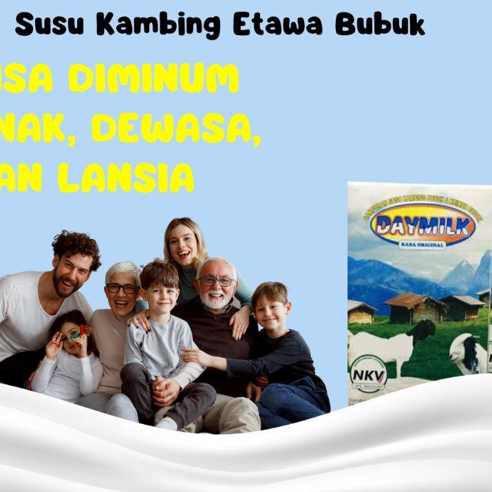 

Menarik ™ Paket 4 Box Daymilk Rasa Original - Susu Kambing Etawa Premium Bubuk - 200gr Halal BPOM,