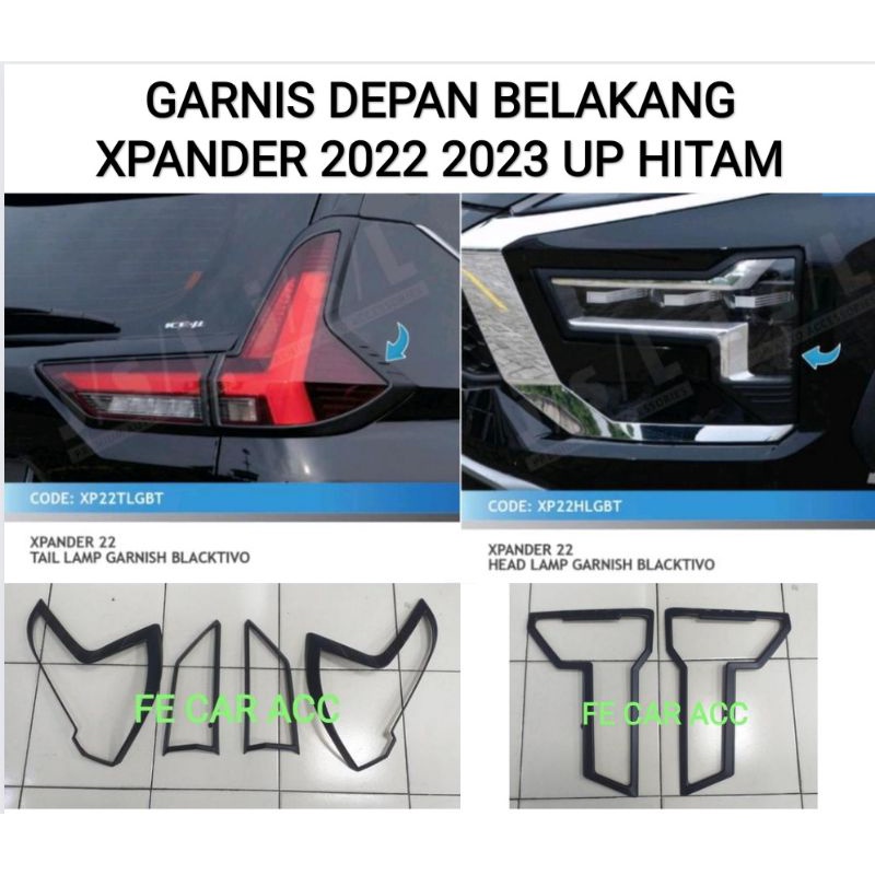 Jual Paket Garnish List Lampu Depan Belakang Mitsubishi New Xpander Ultimate Up