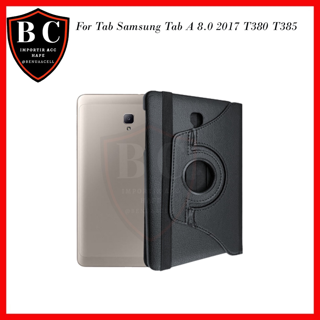 SARUNG TAB SAMSUNG A 8.0 2017 T380 T385 - ROTARY CASE SAMSUNG T385