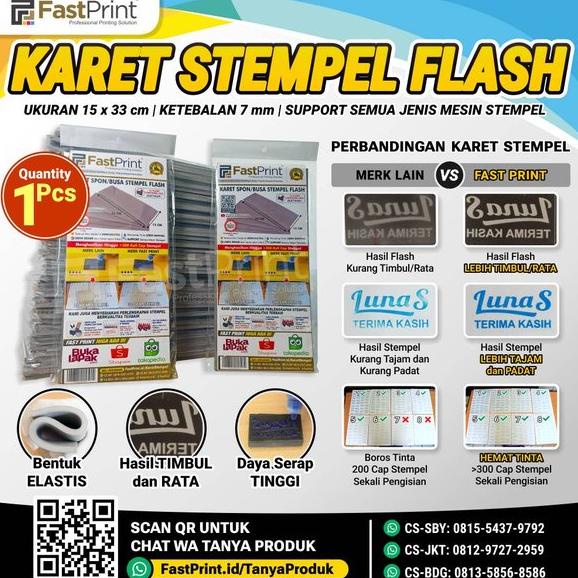 

Terlaris KARET SPON/BUSA STEMPEL FLASH WARNA Termurah