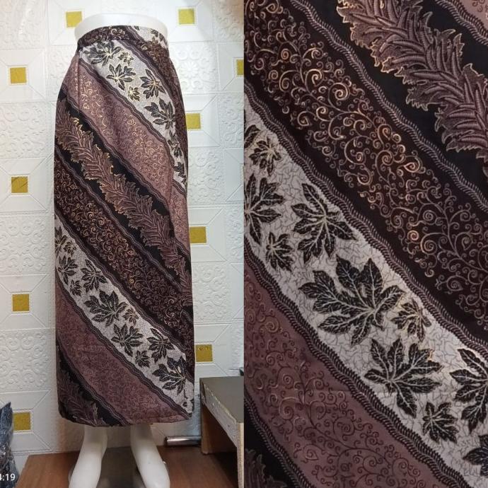 rok span batik panjang modern