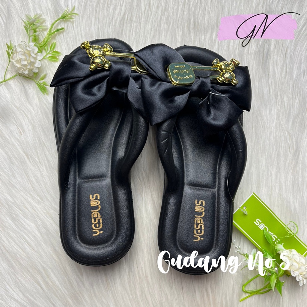 GN-8211-3 Sandal Jepit Jelly Anti Slip Sandal Wanita Korean Style Import Yesplus Rubber