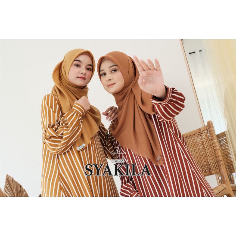 [READY]SYAKILA DRESS BY GREENISM || GAMIS SALUR || GAMIS WANITA MUSLIMAH || GAMIS DEWASA TERLARIS ||