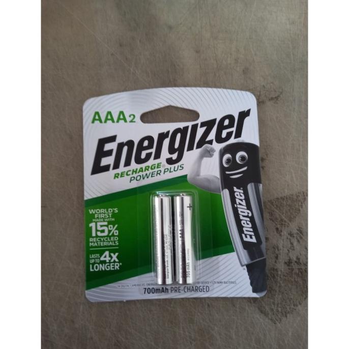 Baterai Batrai Batray Energizer Rechargeable AAA2