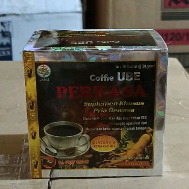 KOPI UBE PERKASA ORIGINAL penambah stamina pria kuat tahan lama