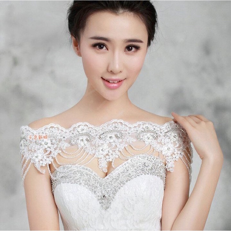 BRIDAL PESTA CRYSTAL BOLERO MUTIARA WEDDING