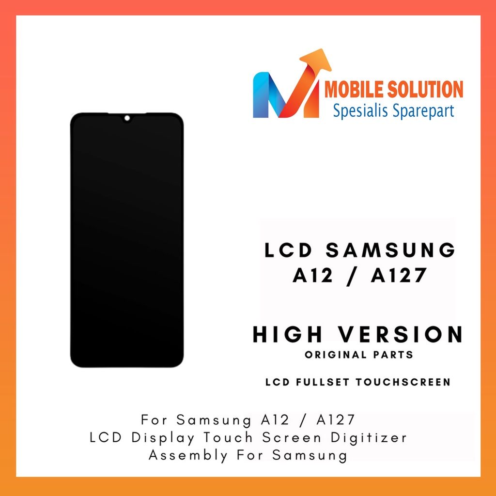 Grosir LCD Samsung A127 ORIGINAL 100% Fullset Touchscreen Garansi 1 Bulan + Packing / Bubble