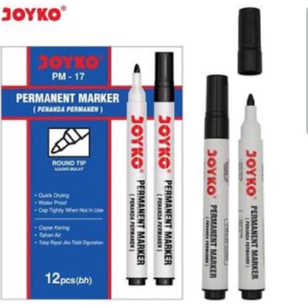 

(P-L2L)(») Spidol Permanent Marker PM-17 Joyko (Pcs) trending