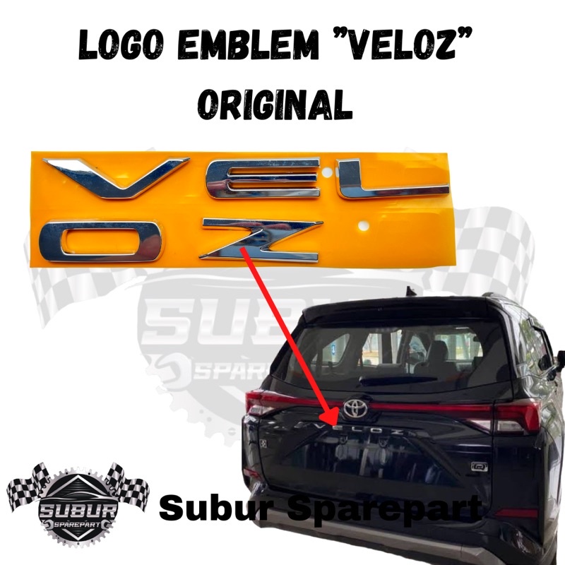 LOGO EMBLEM AVANZA VELOZ ORIGINAL